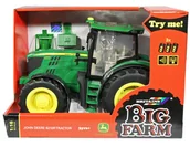 Zabawki zdalnie sterowane - Big Farm John Deere 6210r traktor światło dźwięk 42837 - model lub pojazd - miniaturka - grafika 1