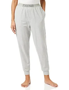 Calvin Klein Damskie spodnie do joggingu, wrzos szary, XL - Spodnie damskie - miniaturka - grafika 1