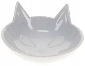 Miski dla kotów - DUVO+ MISKA CERAMICZNA DLA KOTA 175ml JASNOSZARA 14x14x6.5cm 15508 - miniaturka - grafika 1