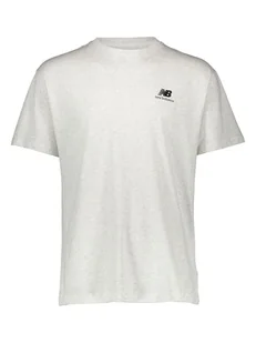 New Balance Koszulka "Uni-ssentials" w kolorze kremowym - Koszulki i topy damskie - miniaturka - grafika 1