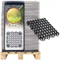 Ogrodzenia - Kratka parkingowa 50 x 50 cm 252 szt., czarna - miniaturka - grafika 1