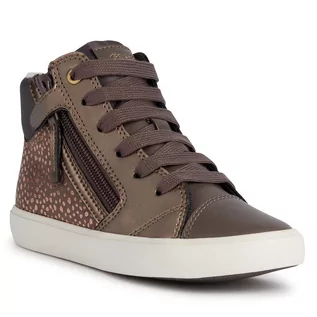 Buty dla dziewczynek - Sneakersy Geox J Gisli Girl J364NB 0DHAJ C1X2X D Smoke Grey/Gold - grafika 1