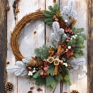 Ozdoby bożonarodzeniowe - Wianek świąteczny - miniaturka - grafika 1