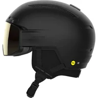 Kaski narciarskie - Salomon Driver Pro Sigma MIPS, kask narciarski z daszkiem, biały - miniaturka - grafika 1