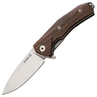 Noże - Nóż składany LionSteel KUR Santos Wood, Stone Washed Blade (KUR ST) - miniaturka - grafika 1