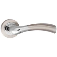 Klamki - Schaffner Klamka do drzwi wewnętrznych na rozecie Jula Nikiel Chrom - miniaturka - grafika 1