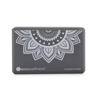 Ecowellness Kostka do jogi Ecowellnes QB 022 - Klocki do jogi - miniaturka - grafika 1