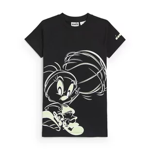Koszulka dziewczęca DIADORA JG.MAXI T-SHIRT SS WB - Koszulki dla dziewczynek - miniaturka - grafika 1