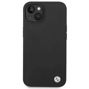 BMW Liquid Silicone Case Metal Logo – Etui iPhone 14 (Czarny) - Etui i futerały do telefonów - miniaturka - grafika 3