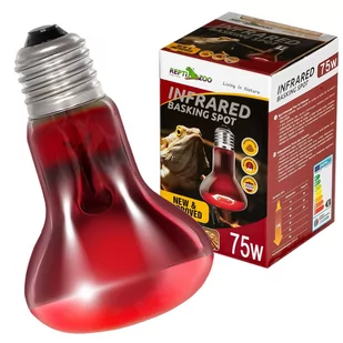 Repti-Zoo Infrared Basking Spot 75W - Żarówka Grzewcza Podczerwona - Akcesoria do terrarium - miniaturka - grafika 1