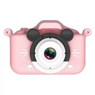 Extralink Kids Camera H31 Single różowy - Aparaty Cyfrowe - miniaturka - grafika 1