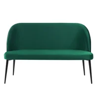 Sofy i kanapy - Beliani Sofa 2-osobowa welurowa zielona OSBY - miniaturka - grafika 1