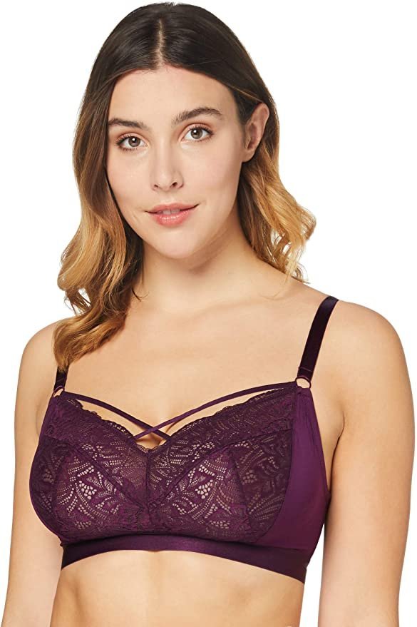 Iris & Lilly biustonosz z mikrofibry 80E fiolet