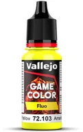 Akcesoria i części modelarskie - Vallejo: 72.103 - Game Color - Fluo - Yellow - miniaturka - grafika 1