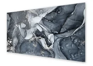 Dekoracje domu - Panel kuchenny HOMEPRINT Marmur w odcieniach szarego 120x60 cm - miniaturka - grafika 1