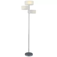 Lampy stojące - Mdeco LAMPA podłogowa ELMDRS8006/3F 8C MDECO metalowa OPRAWA stojąca chrom biała - miniaturka - grafika 1