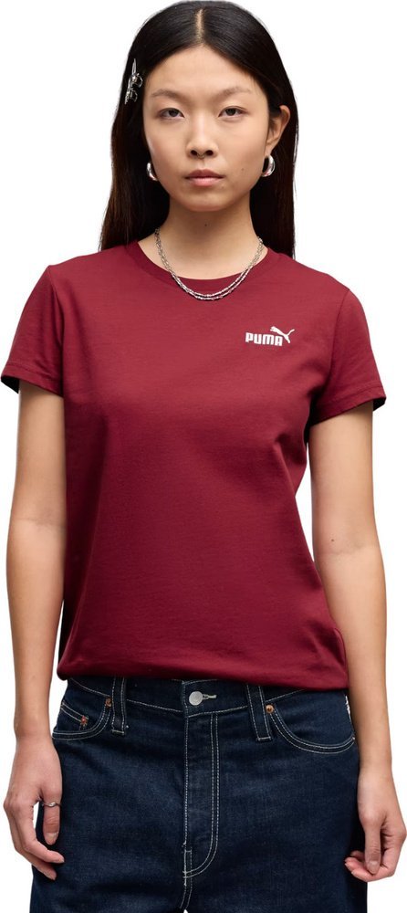 Puma Koszulka damska Puma ESS Small No.1 Logo Tees brązowa 682373 23 L