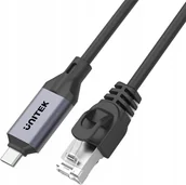 Kable USB - Unitek Kabel Ethernet USB C RJ-45 LAN, przewód sieciowy, 5m - miniaturka - grafika 1