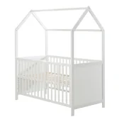 Łóżeczka i kojce - Białe łóżeczko 70x140 cm – Roba - miniaturka - grafika 1