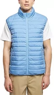 Garnitury - Urban Classics Męska kamizelka Light Bubble Vest, kamizelka dla mężczyzn, dostępna w wielu różnych kolorach, rozmiary S-5XL, niebieski poziomy., M - miniaturka - grafika 1