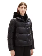 Kurtki damskie - TOM TAILOR Damska kurtka 1037566, 14482-Deep Black, L, 14482 – Deep Black, L - miniaturka - grafika 1