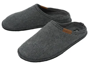 esmara® Kapcie męskie z filcu, z wełną (Szary, 41) - Kapcie męskie - miniaturka - grafika 1