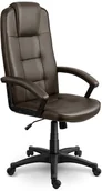 Fotele i krzesła biurowe - Fotel biurowy obrotowy Sofotel cimny brąz - miniaturka - grafika 1