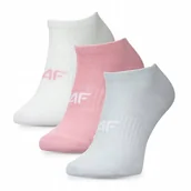 Skarpetki damskie - SKARPETKI damskie 4F STOPKI skarpety kolorowe niskie 3 PARY zestaw 35-38 - miniaturka - grafika 1