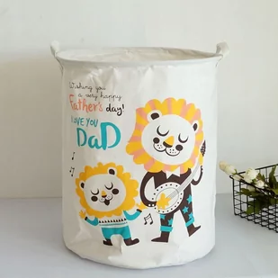 Pojemnik na zabawki kosz, worek na pranie LWY 35x45 cm OR2WZ123 - Pojemniki na zabawki - miniaturka - grafika 2