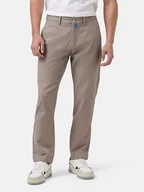 Spodnie męskie - Pierre Cardin Spodnie chino w kolorze jasnoszarym - miniaturka - grafika 1