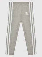 Legginsy - adidas Legginsy adicolor HK2971 Szary Slim Fit - miniaturka - grafika 1