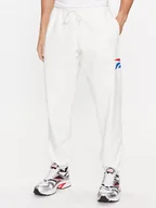 Spodnie sportowe męskie - Reebok Spodnie dresowe Classics Brand Proud HY7158 Biały Regular Fit - miniaturka - grafika 1