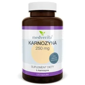 Suplementy naturalne - MEDVERITA Medverita Karnozyna 250 mg 120 k aminokwas MV192 - miniaturka - grafika 1