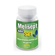 Suplementy naturalne - ASEPTA Melisept sen S21 60 tabletek - miniaturka - grafika 1