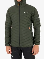 Kurtki narciarskie - Kurtka puchowa Salewa Brenta Jacket - dark olive - miniaturka - grafika 1