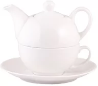 Serwisy do kawy i herbaty - Mount Everest Tea - zestaw do herbaty Tea For One New Classic Biały - miniaturka - grafika 1
