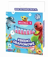 Przybory szkolne - Astra Kredki Mini Mini z glinki kaolinowej 12 kolorów - miniaturka - grafika 1