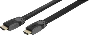 Kabel Vivanco Vivanco cable HDMI - HDMI 5m flat 47105 - Kable komputerowe i do monitorów - miniaturka - grafika 1