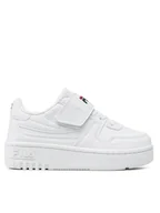 Buty dla dziewczynek - Fila Sneakersy Fxventuno Velcro Kids FFK0012.10004 Biały - miniaturka - grafika 1