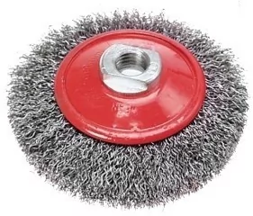 VERTO Szczotka tarczowo-kątowa M-14 druciana 115mm 62H121 - Materiały ścierne - miniaturka - grafika 2