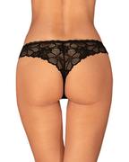 Bielizna erotyczna męska - Obsessive Serafia Panties Black M/L - miniaturka - grafika 1