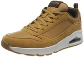Trampki męskie - Skechers Uno-stacre, Trampki męskie, Whiskey Leather Pu Trim, 42 EU - miniaturka - grafika 1