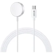 Akcesoria do smartwatchy - Ładowarka magnetyczna, indukcyjna do Apple Watch Tech-Protect UltraBoost USB-C, 1,2 m, biała - miniaturka - grafika 1