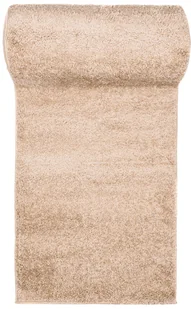 Beżowy jednokolorowy chodnik shaggy na metry S8-D62 - Wycieraczki Beżowy jednokolorowy chodnik shaggy na metry S8-D62 - Wycieraczki - miniaturka - grafika 1