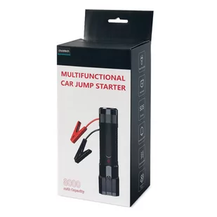 Choetech jump starter z powerbankiem 8000mAh - latarka LED czarny (TC0016) - Urządzenia Rozruchowe - Jump startery - miniaturka - grafika 3