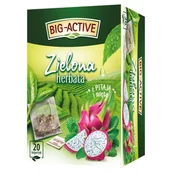 Herbata - Big-Active Zielona herbata z pitają i miętą 30 g (20 x 1,5 g) - miniaturka - grafika 1
