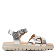 Buty dla dziewczynek - Sandały Geox J Sandal Soleima Gir J45GSA 000CF C1007 M Srebrny - miniaturka - grafika 1