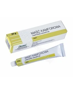 ZAKŁ. FARMACEUTYCZNY AMARA SP. Z O.O. Maść kamforowa 20 g Amara 3541821 - Przeziębienie i grypa - miniaturka - grafika 2