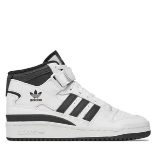 Sneakersy adidas Forum Mid J FZ2083 Biały - Buty dla chłopców - miniaturka - grafika 1
