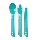 Kuchnia turystyczne i akcesoria - Lifeventure Sztućce turystyczne Ellipse Cutlery Set Morski - miniaturka - grafika 1
